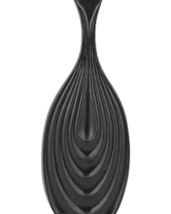 Dekovase THAPSUS Keramik 39 cm Sort
