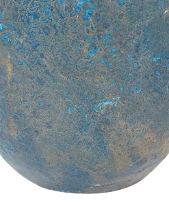 Dekovase VELIA Keramik 50 cm Blå