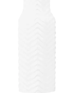 Dekovase XANTHOS Stentøj 32 cm Hvid