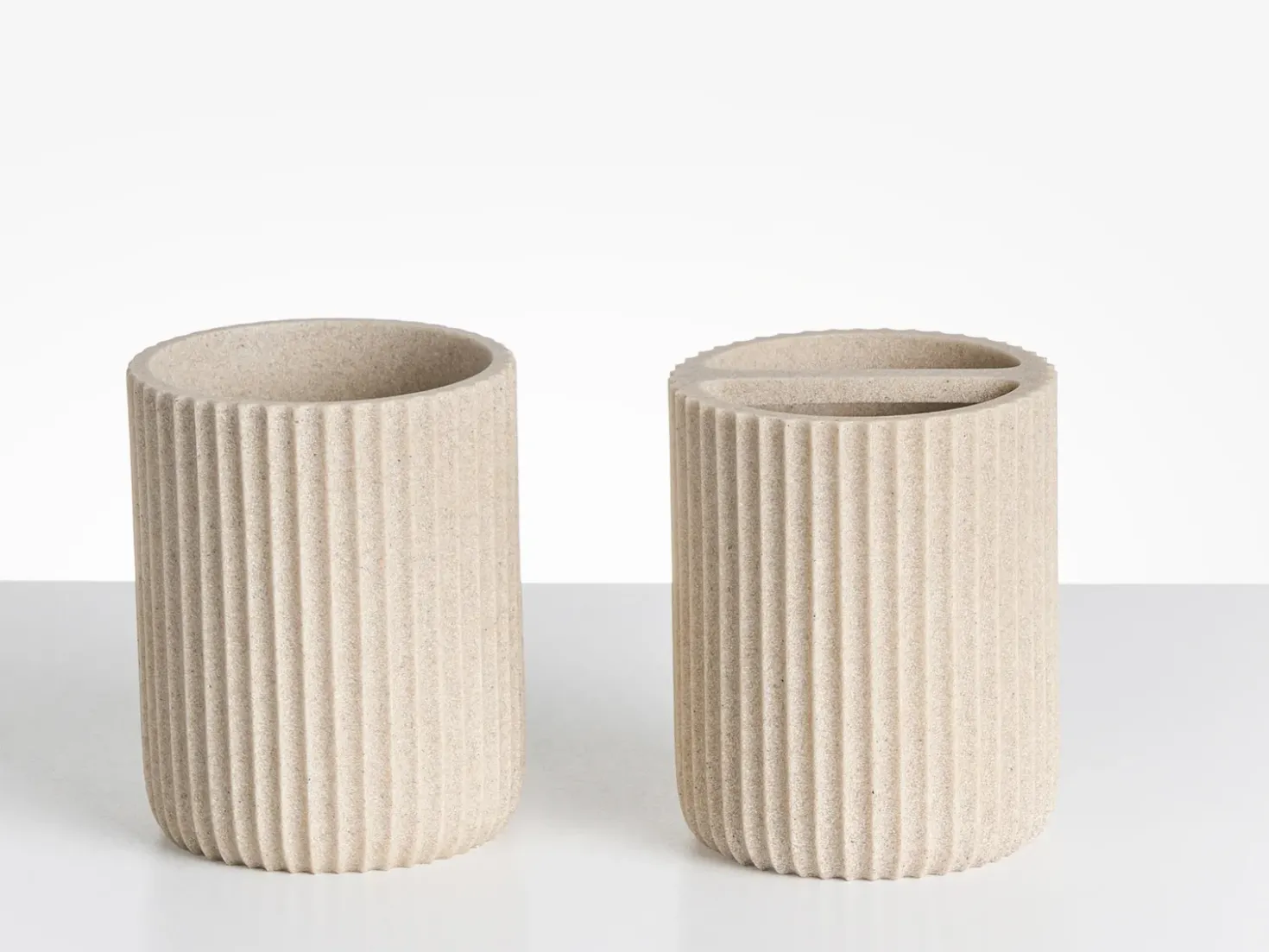 5-dele badeværelsessæt CAMANA Lys Beige