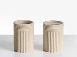 5-dele badeværelsessæt CHANCAY Lys Beige