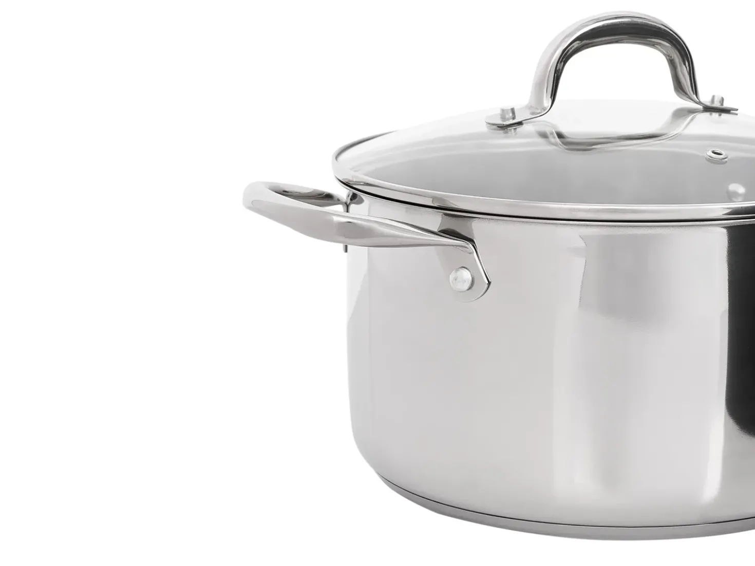 7-delt grydesæt PRIMECOOK Rustfrit stål Sølv
