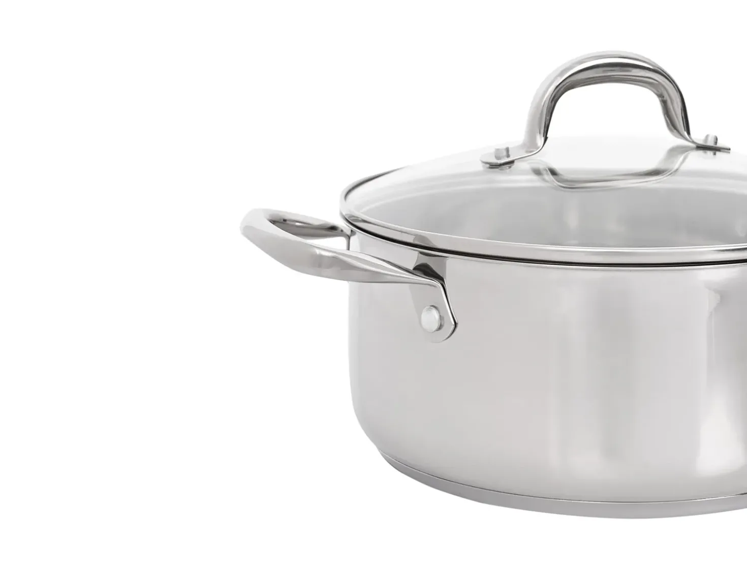 7-delt grydesæt PRIMECOOK Rustfrit stål Sølv