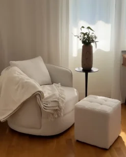 Dreje stol ANDALEN Cremehvid