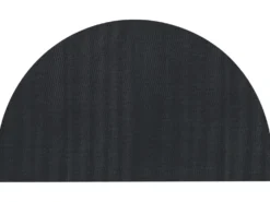 Dørmåtte BUHI Sort 45 x 75 cm Tekst Kokos