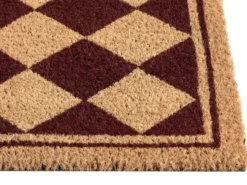 Dørmåtte CARDONA Beige/brun 55 x 120 cm Kokos