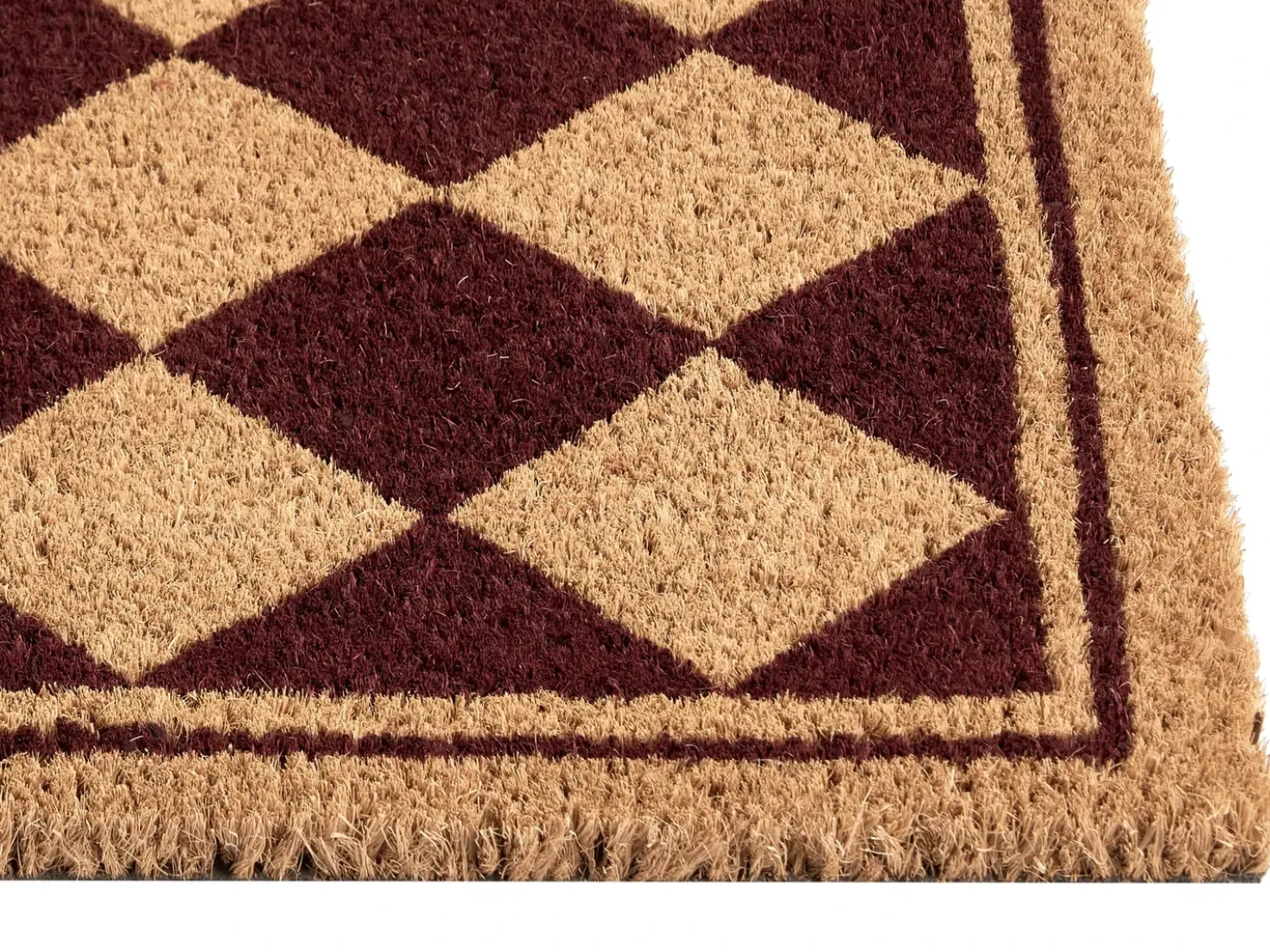 Dørmåtte CARDONA Beige/brun 55 x 120 cm Kokos