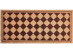 Dørmåtte CARDONA Beige/brun 55 x 120 cm Kokos