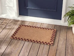 Dørmåtte SAGADA Beige/brun 40 x 60 cm Kokos