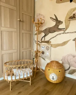 Dětský košík Bamse HIMBA Rattan Naturlig