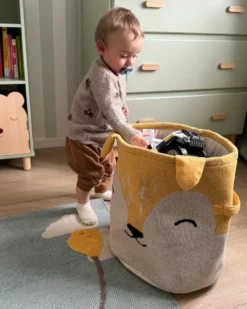 Dětský košík Ræv HARRORI Bomuld Beige