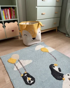 Dětský košík Ræv HARRORI Bomuld Beige