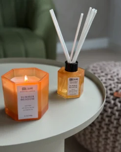 Duftlys med duftpinde CLASSY TINT Soja voks Fresh notes