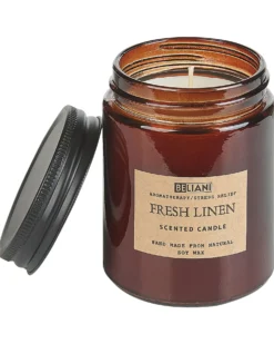 Duftlys med duftpinde DARK ELEGANCE 9 cm Brun