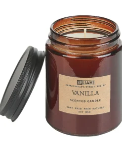 Duftlys med duftpinde DARK ELEGANCE 9 cm Brun