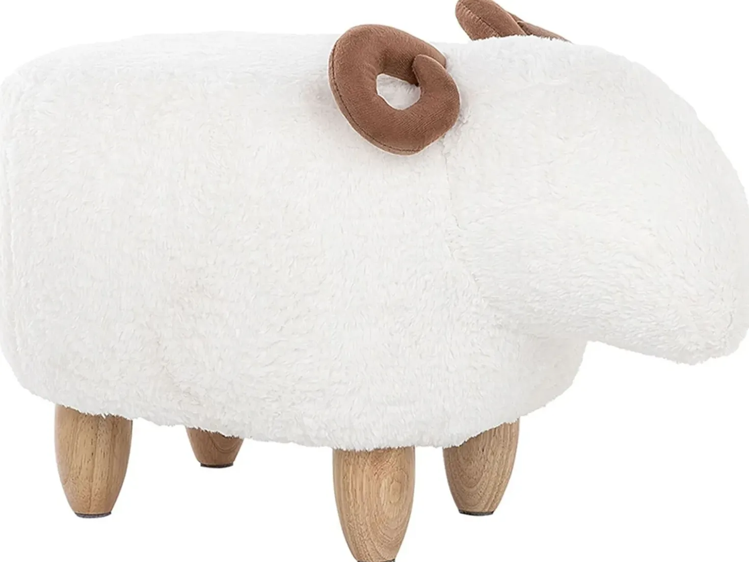 Dyrepuf LAMB Hvid Lam