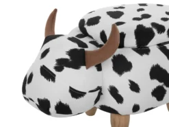 Dyrepuf med opbevaring COW Hvid Ko