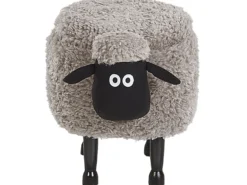 Dyrepuf med opbevaring SHEEP Grå Får