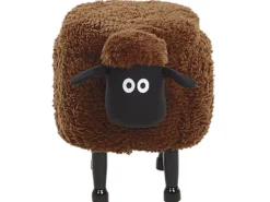 Dyrepuf med opbevaring SHEEP Brun Får