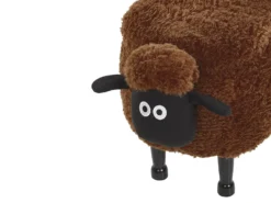 Dyrepuf med opbevaring SHEEP Brun Får