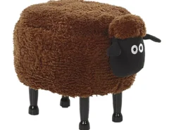 Dyrepuf med opbevaring SHEEP Brun Får