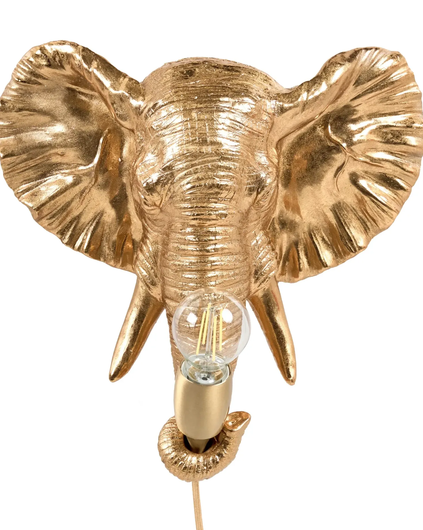 Elefant Væglampe ELEPHANTI Guld