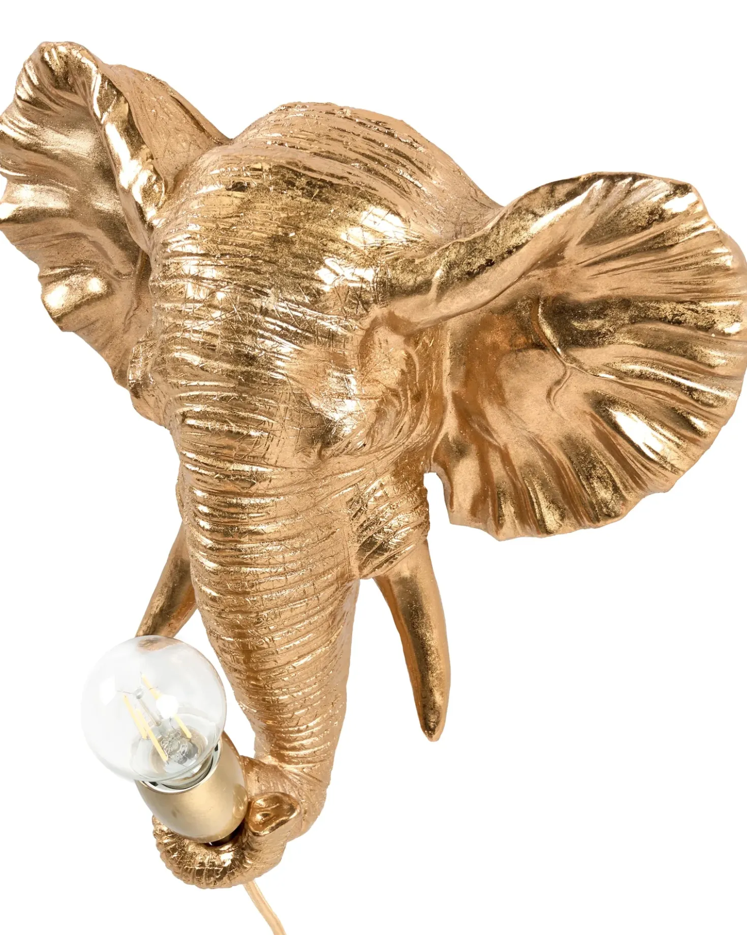 Elefant Væglampe ELEPHANTI Guld