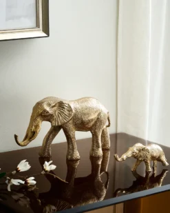 Elefant SEDLARI Metal Guld