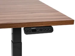Elektrisk justerbart hæve sænkebord DESTINES Brun/sort 180 cm 80 cm