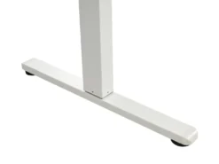 Elektrisk justerbart hæve sænkebord PENLY Hvid 120 cm 60 cm med USB-port