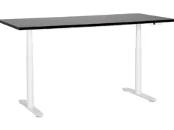Elektrisk justerbart hæve sænkebord DESTINAS Sort/hvid 180 cm 80 cm