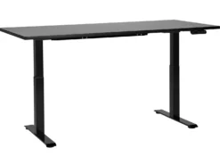 Elektrisk justerbart hæve sænkebord DESTINES Sort 180 cm 80 cm