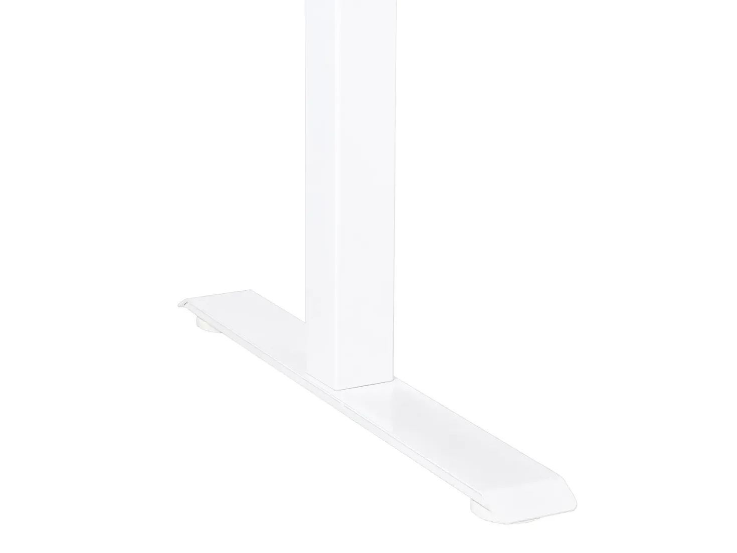 Elektrisk justerbart hæve sænkebord DESTINES Brun/hvid 180 cm 80 cm