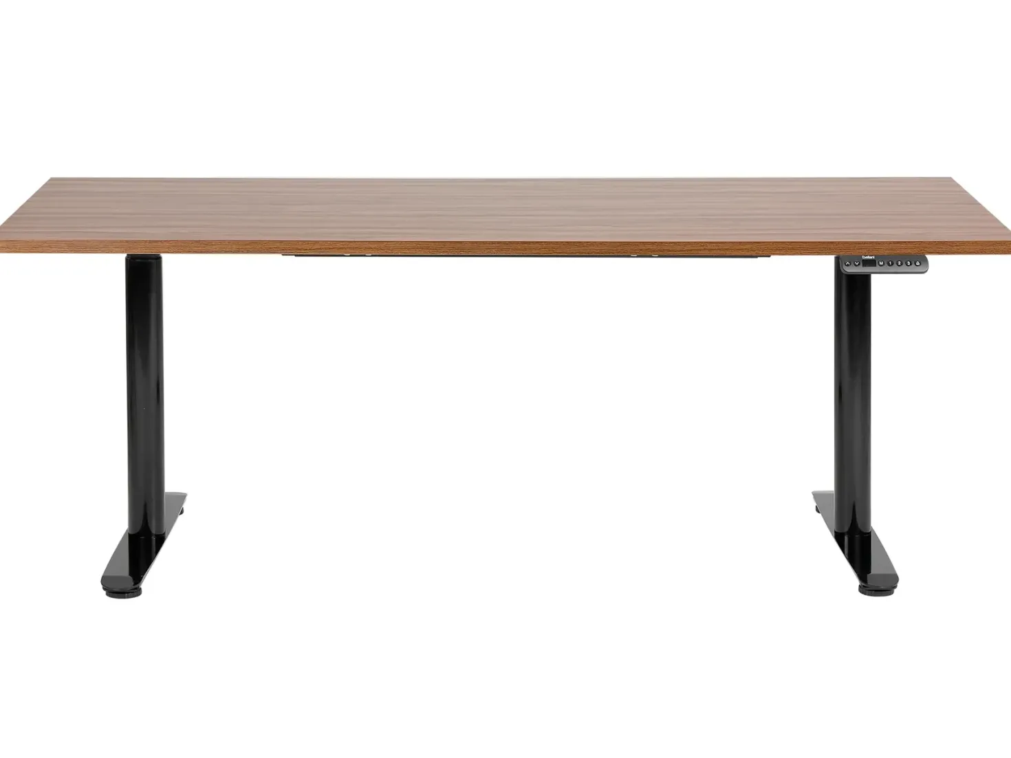 Elektrisk justerbart hæve sænkebord DESTINAS Brun/sort 180 cm 80 cm