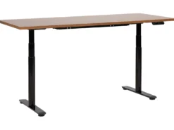 Elektrisk justerbart hæve sænkebord DESTINAS Brun/sort 180 cm 80 cm