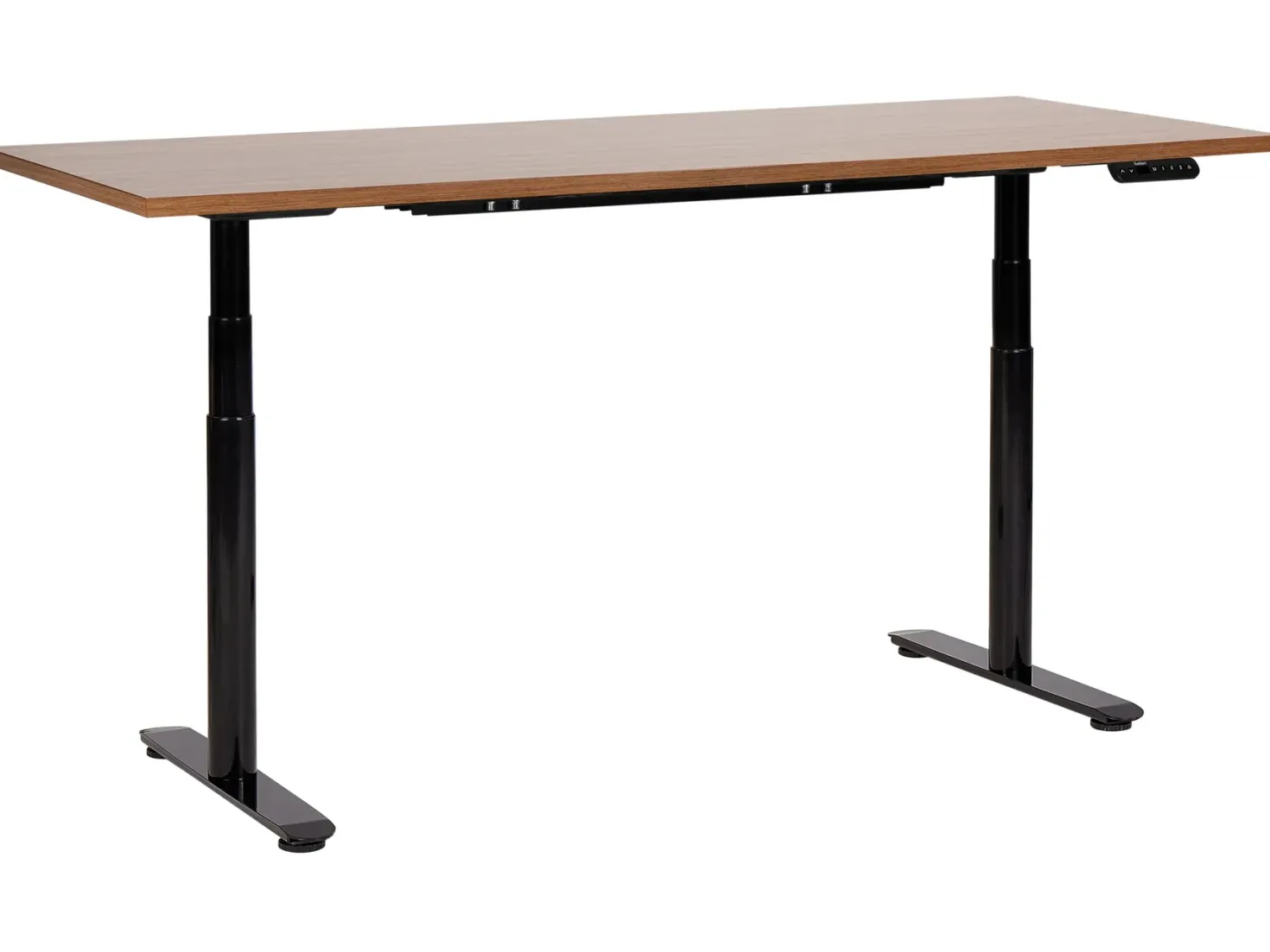 Elektrisk justerbart hæve sænkebord DESTINAS Brun/sort 180 cm 80 cm