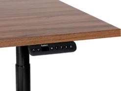 Elektrisk justerbart hæve sænkebord DESTINAS Brun/sort 180 cm 80 cm