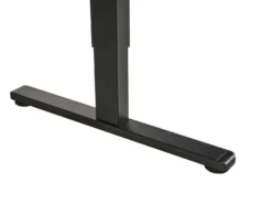 Elektrisk justerbart hæve sænkebord WILBANKS Brun/sort 120 cm 60 cm med USB-port