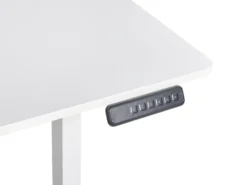 Elektrisk justerbart hæve sænkebord TAVARES Hvid 120 cm 60 cm