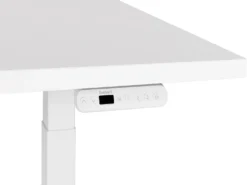 Elektrisk justerbart hæve sænkebord DESTINES Hvid 180 cm 80 cm