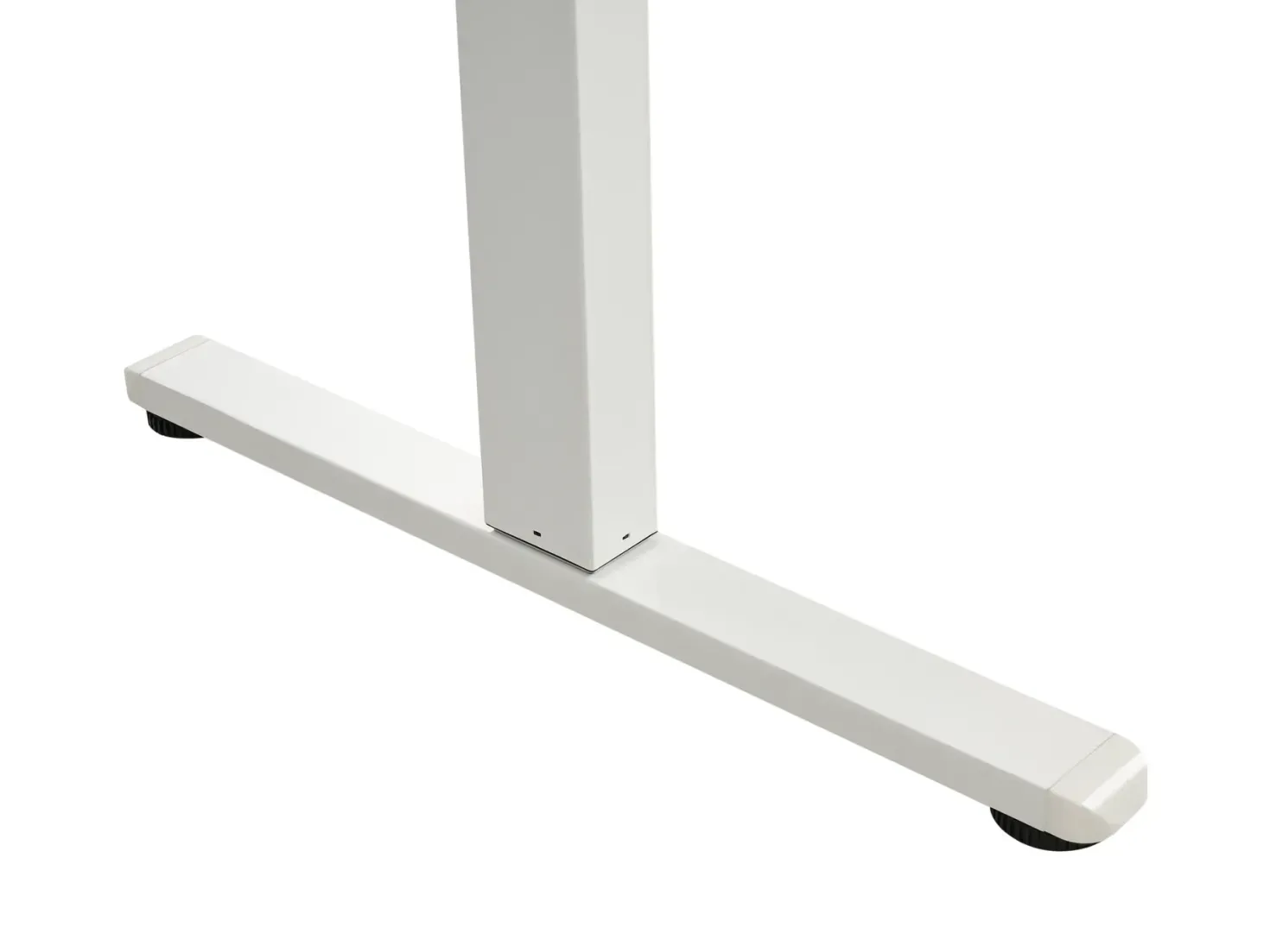 Elektrisk justerbart hæve sænkebord LUCAMA Hvid 120 cm 60 cm med USB-port