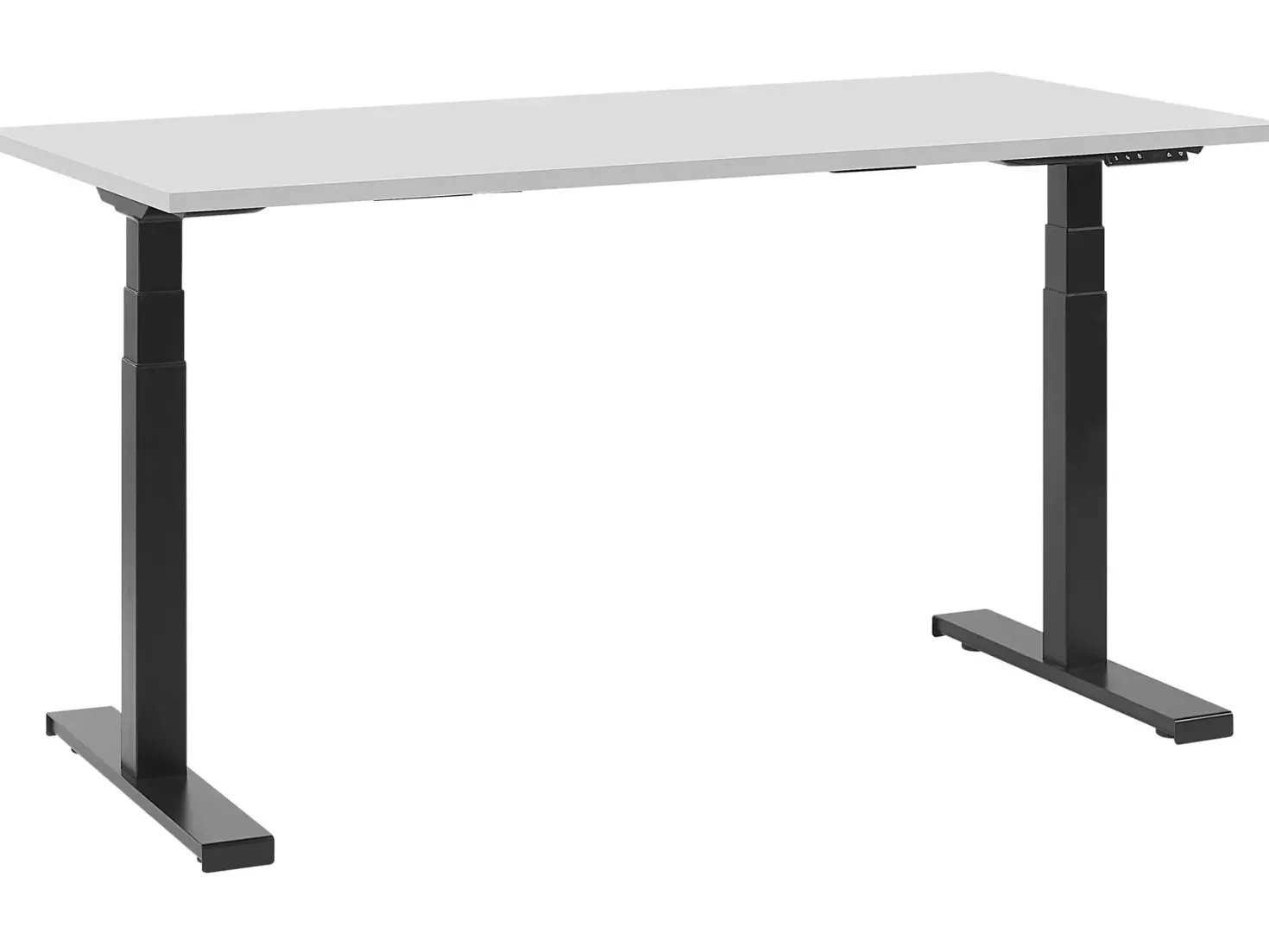 Elektrisk justerbart hæve sænkebord DESTIN II Grå/sort 130 cm 72 cm