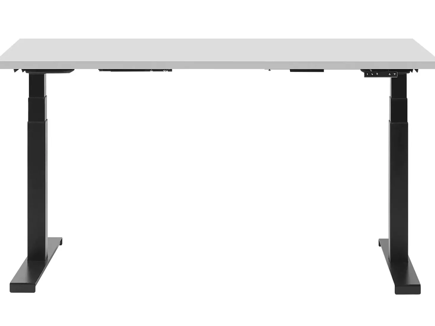 Elektrisk justerbart hæve sænkebord DESTIN II Grå/sort 130 cm 72 cm