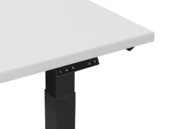Elektrisk justerbart hæve sænkebord DESTIN II Grå/sort 130 cm 72 cm
