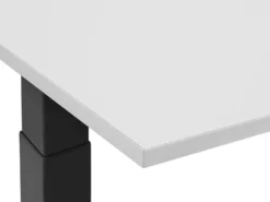 Elektrisk justerbart hæve sænkebord DESTIN II Grå/sort 130 cm 72 cm