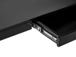 Elektrisk justerbart hæve sænkebord KENLY Sort 120 cm 60 cm med USB-port