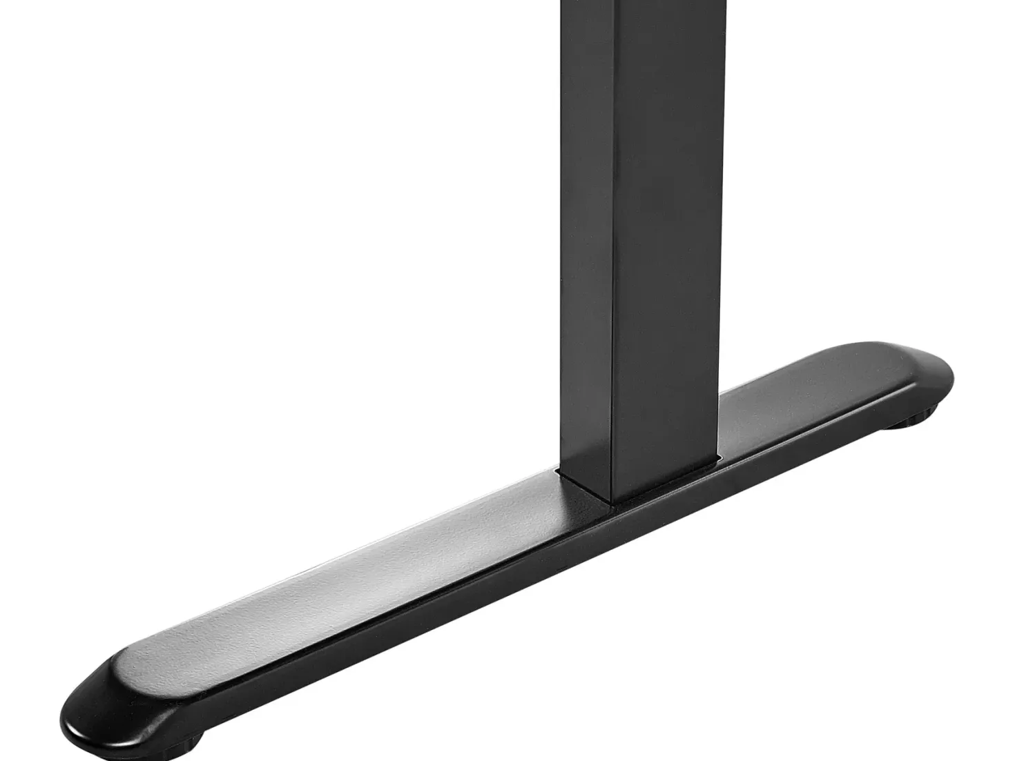 Elektrisk justerbart hæve sænkebord KENLY Sort 120 cm 60 cm med USB-port