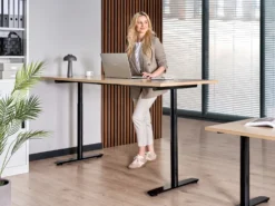 Elektrisk justerbart hæve sænkebord DESTINAS 180 cm 72 cm