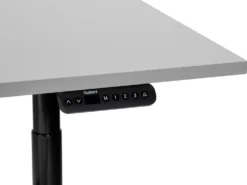 Elektrisk justerbart hæve sænkebord DESTINAS Grå/sort 160 cm 72 cm