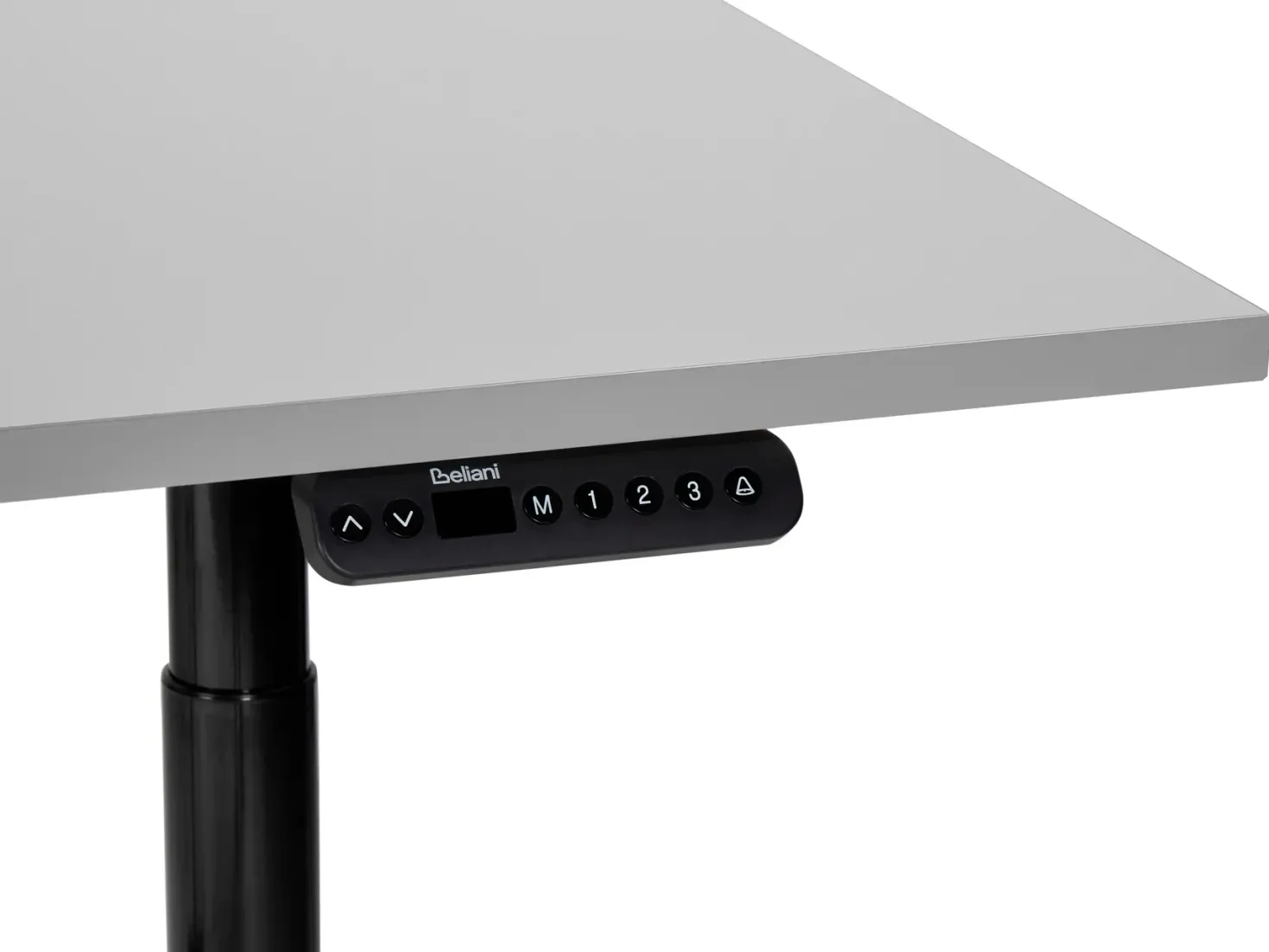 Elektrisk justerbart hæve sænkebord DESTINAS Grå/sort 160 cm 72 cm